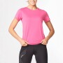 Aero Tee - Mujer Mauve/white Reflective