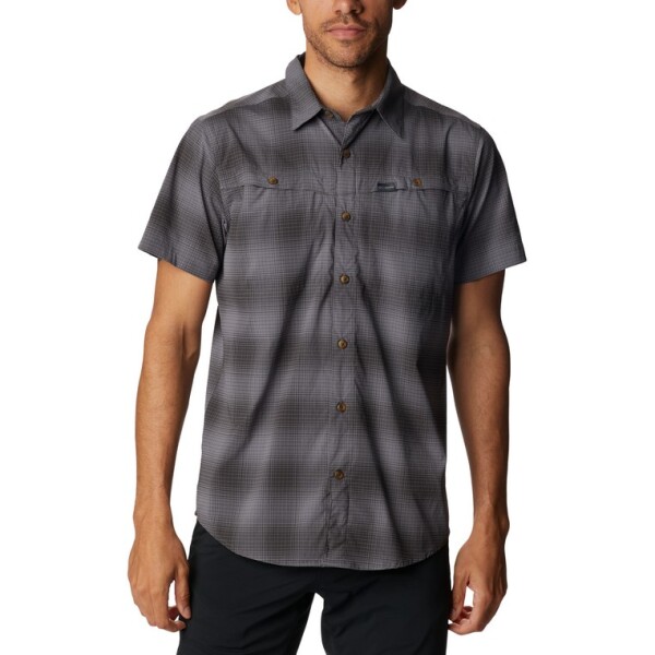 Camisa Newton Ridge Plaid Short City Hombre CITY GREY