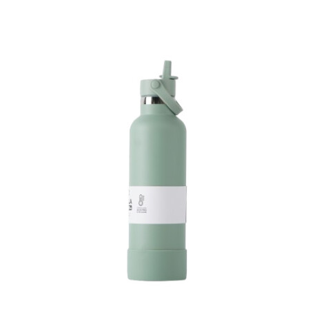 Botella En Acero Inoxidable brio 750ml Con Sorbito Y Manija Oliva