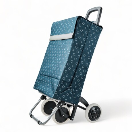 Carrito De Compras Estilo Europeo 4 Ruedas Azul Marino