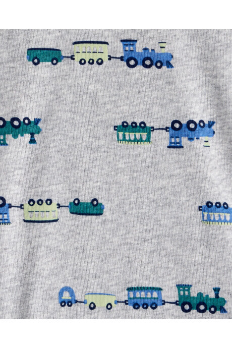 Pack cuatro bodies de algodón, estampados Sin color