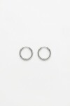 Aros acero small plateado