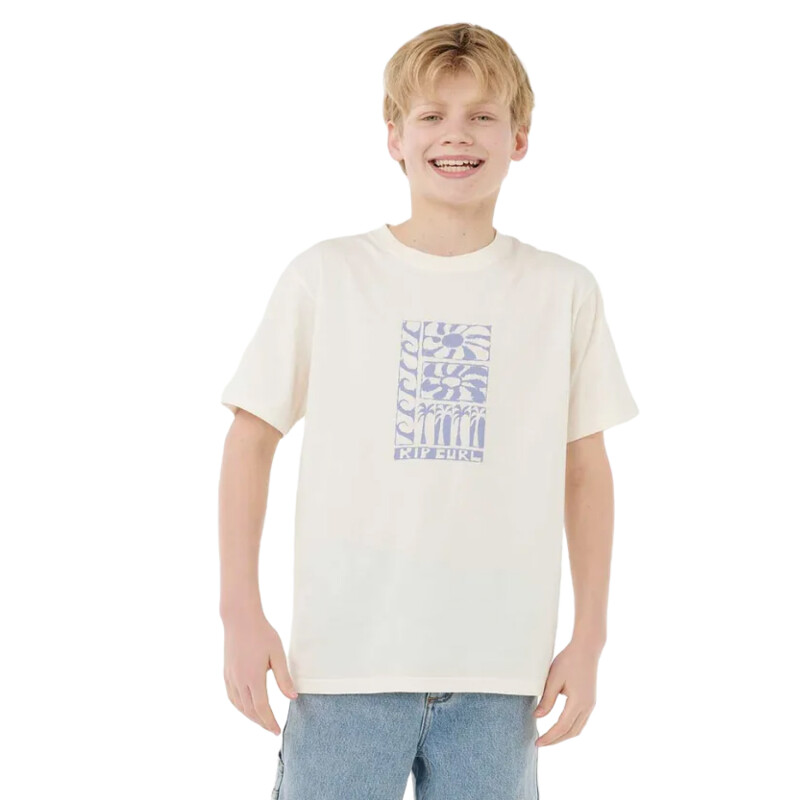 Remera Rip Curl Aots Ty Stacked Niño - Beige Remera Rip Curl Aots Ty Stacked Niño - Beige