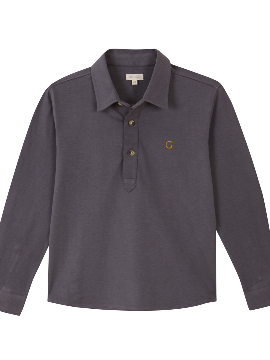 Camisa Polo Azul Pato