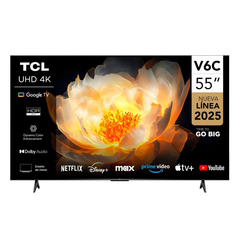 Smart Tv 55 Tcl 55v6c Qled 4 K Google Tv Hdr Dolby Smart Tv 55 Tcl 55v6c Qled 4 K Google Tv Hdr Dolby