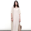 Vestido Lurex Goya Beige