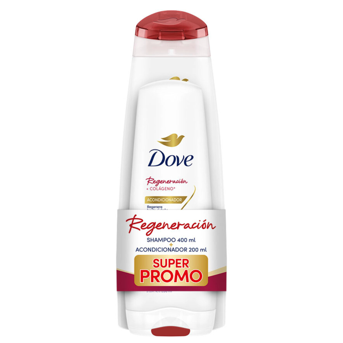 Dove Pack Sh Reg Ext 400ml + Ac 200ml 