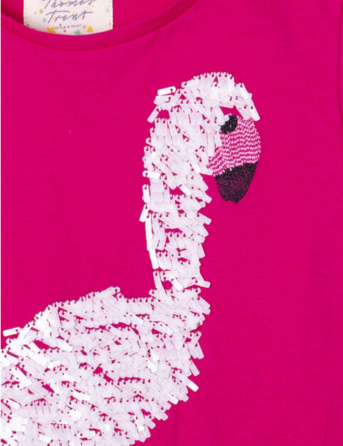 Remera Flamingo Fucsia