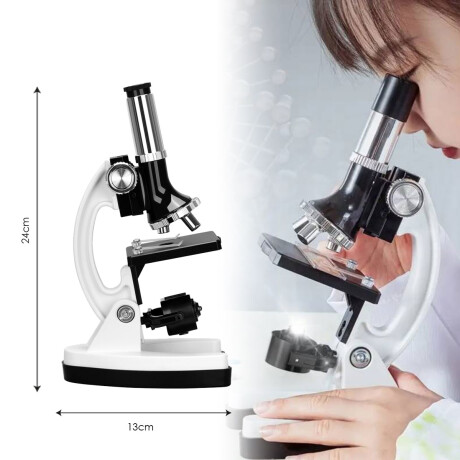 Set Microscopio Completo 1200x C/Valija Infantil Niño Esc003001