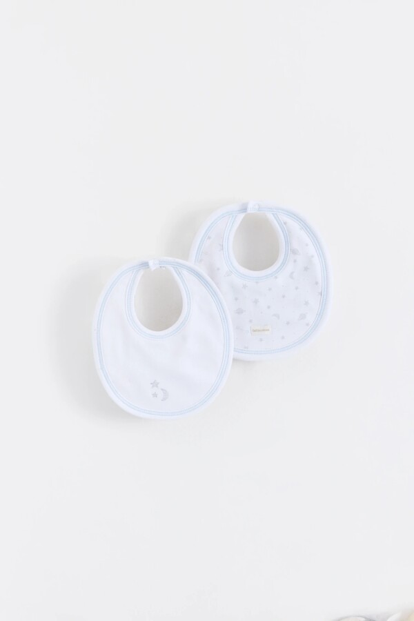 SET BABERO CHICO X2 GALAXY Celeste/blanco