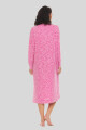 DRESS LARGO JASPEADO ROSADO
