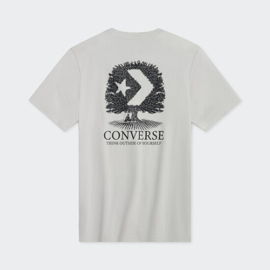 Remera Converse Think Outside Gris