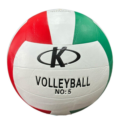 Pelota Volley PU Knex Blanca/Verde/Roja VERDE-ROJO-BLANCO