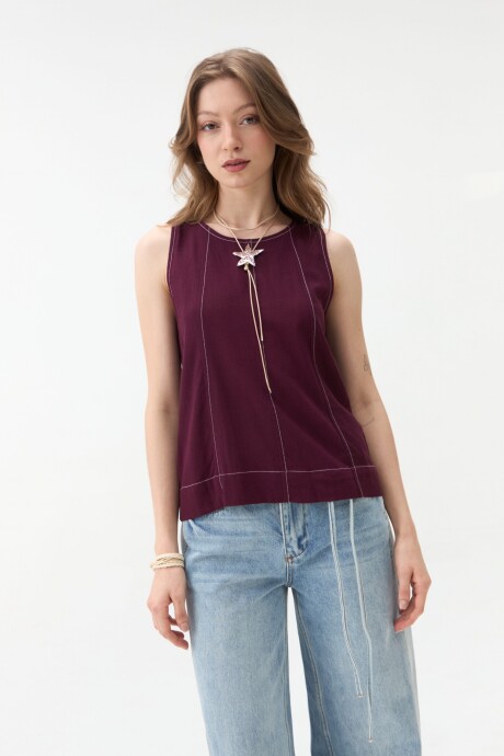 MUSCULOSA RAIZA Bordó