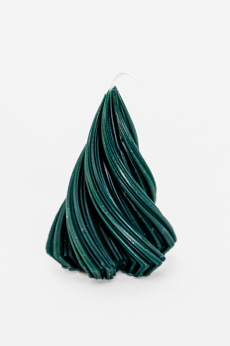 Vela árbol Torneado Chico - Verde 