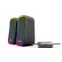 Parlante Gamer Pc Marvo Sg-285 2.0 Luz Rgb NEGRO
