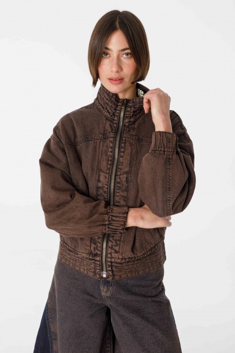 Campera Grunge Chocolate