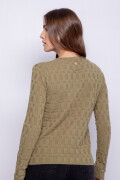 CARDIGAN ABEL Verde Seco