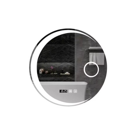 Espejo LED 80cm c/display y aumento Espejo Led 80cm C/display Y Aumento