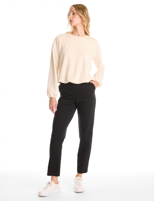 Pantalon Yoga Algodon NEGRO