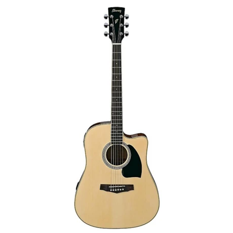 Guitarra Electro Acústica Ibanez Pf15ecent Natural Guitarra Electro Acústica Ibanez Pf15ecent Natural