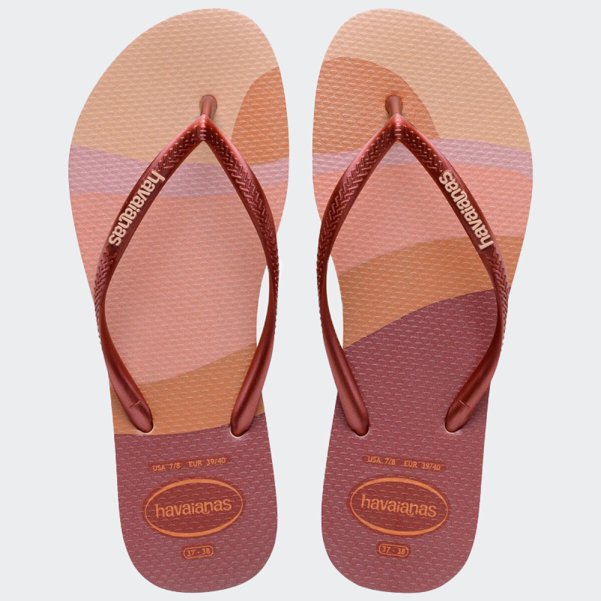 Ojotas Havaianas Slim Palette Glow - Rosado 