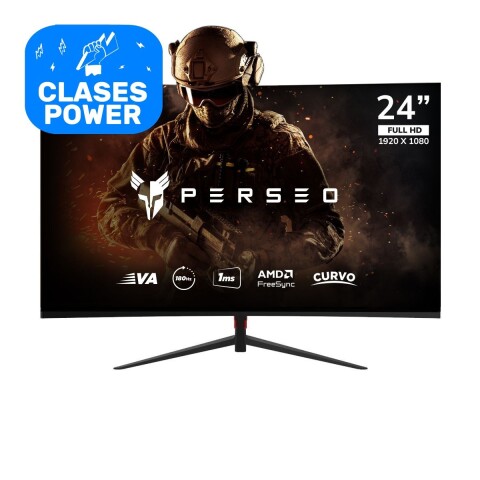 Monitor Perseo Curvo 24" Led Va Fhd 180hz MONITOR PERSEO HERMES CURVO 24" 180HZ