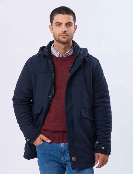 SACO DE PAÑO CON CAPUCHA Azul