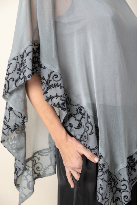 BLUSA ERIDANI Gris claro