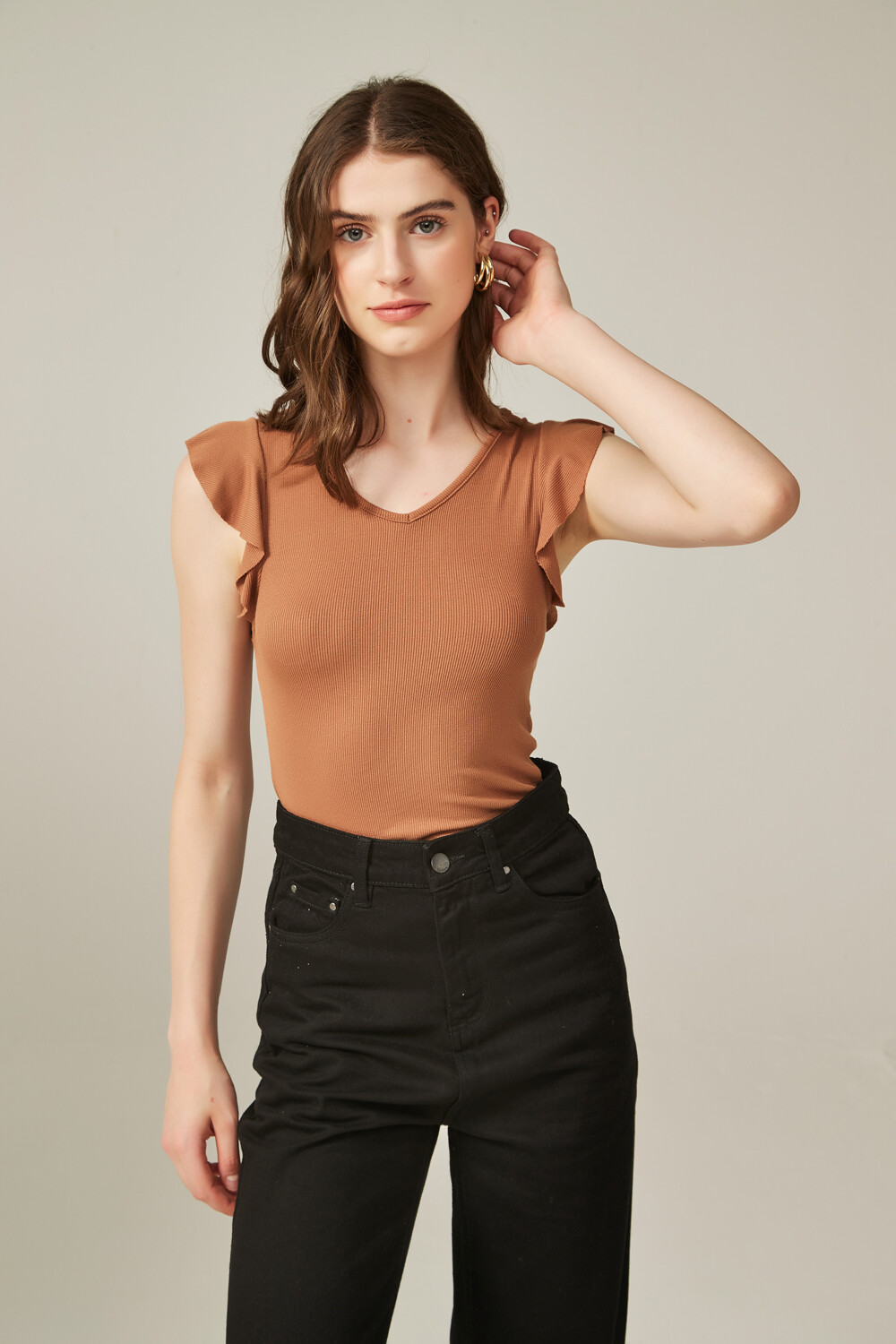 Musculosa Naos Tostado