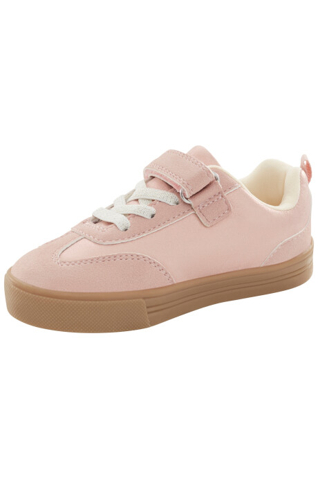 Championes con velcro, rosados Sin color