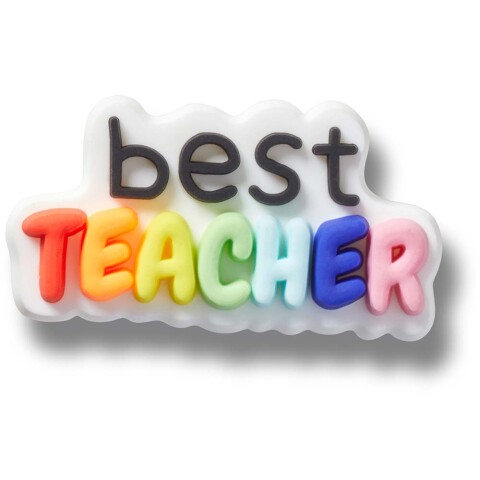 Jibbitz Best Teacher Multicolor