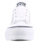 Championes Unisex Converse Plataforma Chuck Taylor Lift Blanco - Negro