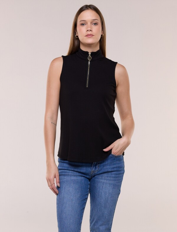 Musculosa Cierre NEGRO