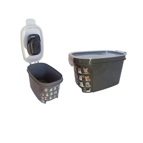 Porta Alimentos Para Mascotas hermético 4L Gato