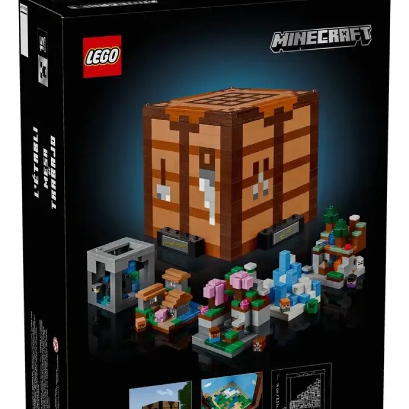 Lego Minecraft 21265 Mesa De Trabajo Lego Minecraft 21265 Mesa De Trabajo