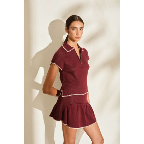 Top Zip Knit Uva