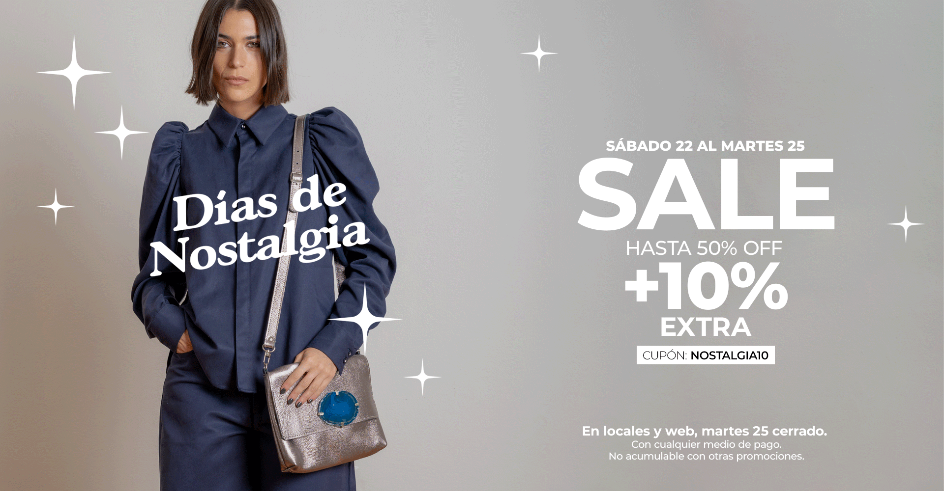 Sale hasta 50% + 10% extra