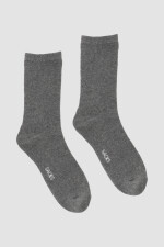 Medias lisas. de abrigo. por tener felpa interior. Gris claro