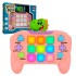 Joystick Consola Interactiva 15 Botones Con Luces Y Sonido DINO ROSA