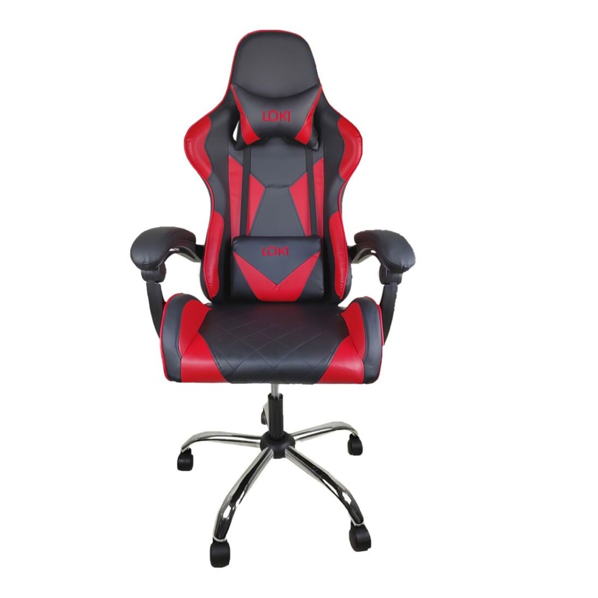 Silla Gamer Empoli EM-GC01 Loki Negro/Rojo 