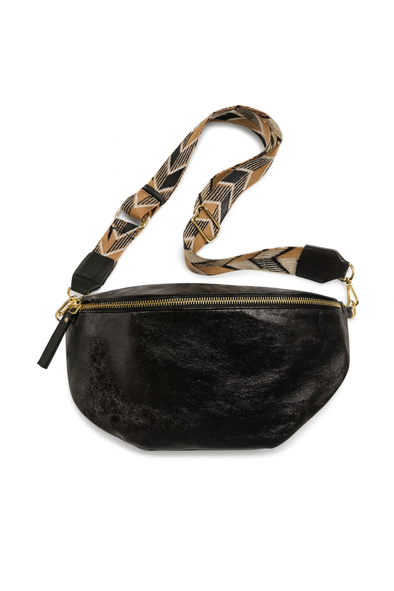 RIÑONERA CLEO - NEGRO 