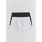 KIT COM 2 CUECAS BOXER BRANCO/PRETO