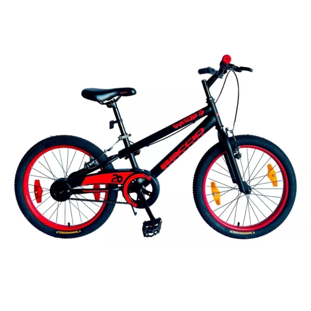 Bicicleta Baccio R.20 Niño Mtb Bambino (std) - Negro/rojo 