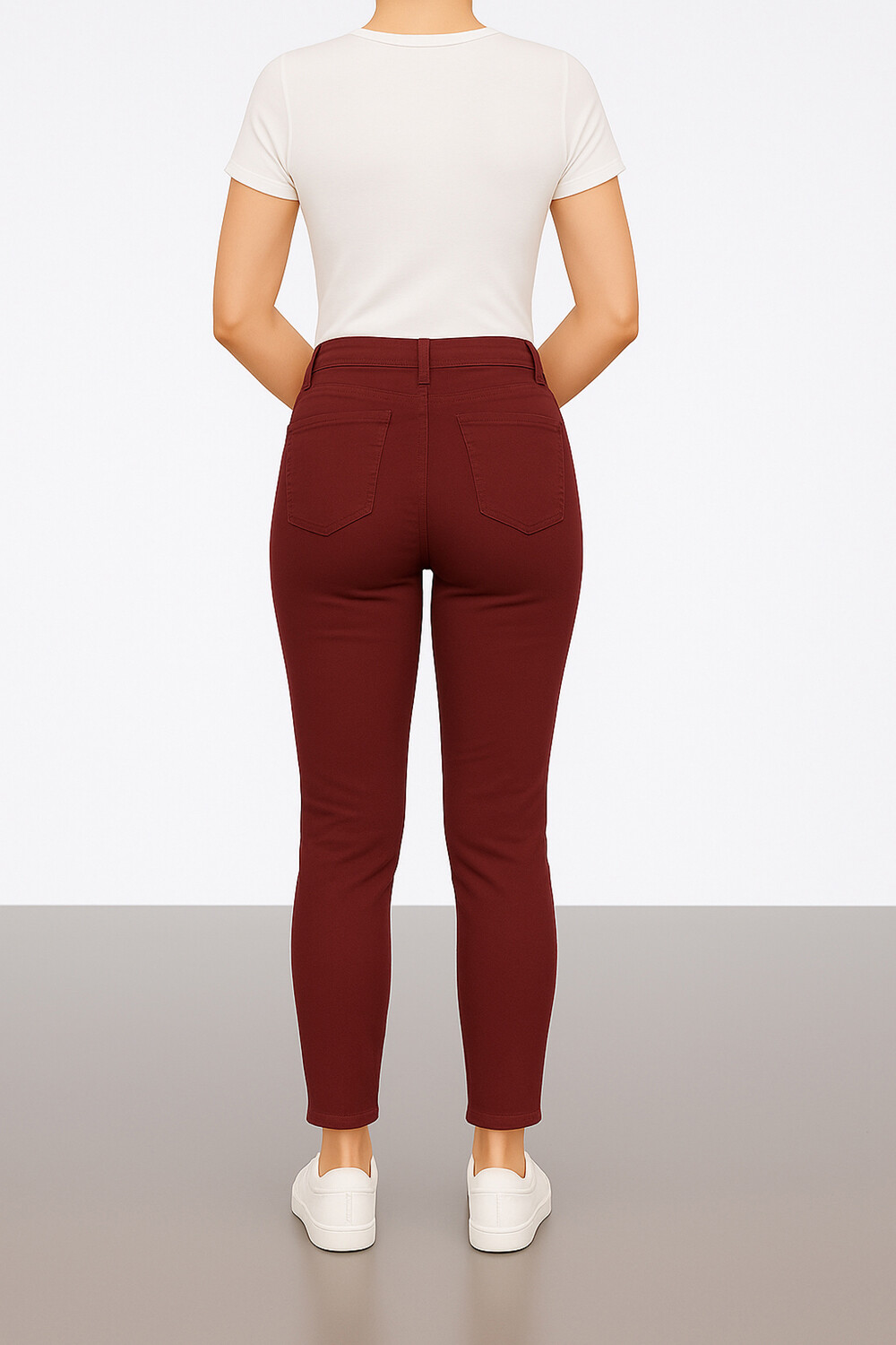 Pantalon Bardot Bordeaux