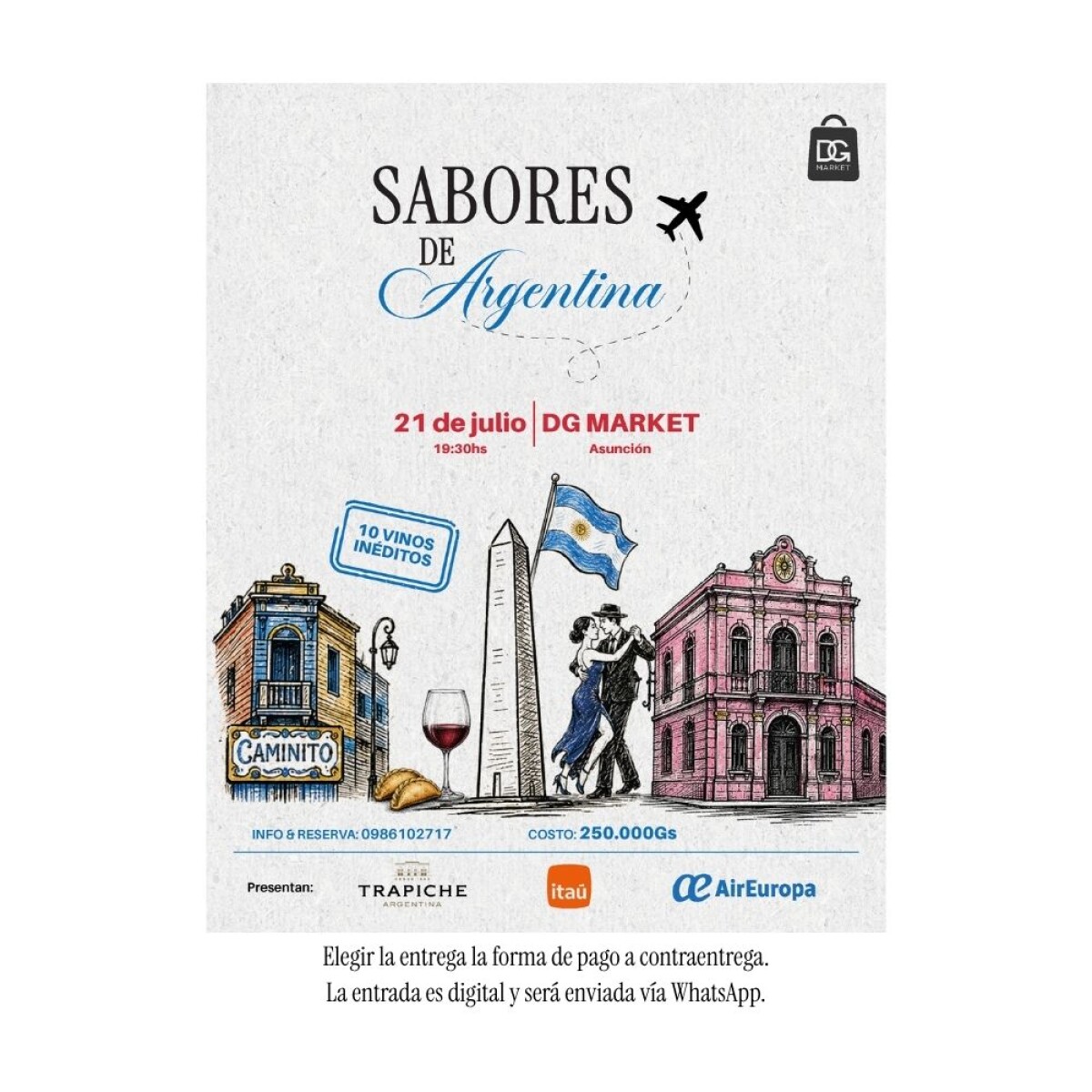 Entrada Sabores de Argentina | 21 Julio 2026 