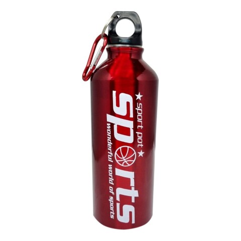 Botella Agua Deportiva 500 Ml Hidratación Fitness Caramañola Color Variante Rojo