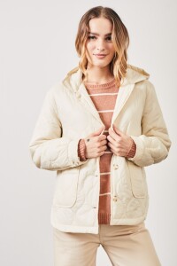 Campera Water Repellent Crudo