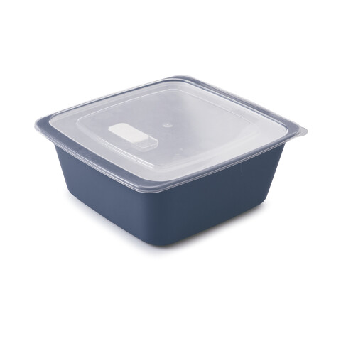 Recipiente Cuadrado 2L Varios Colores AZUL MARINO