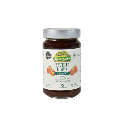 MERMELADA LIGTH FRUTILLA CAMPOCLARO 360G Mermelada Ligth Frutilla Campo